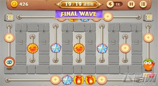 保卫萝卜3工厂第17关怎么过 移动的炮台图文通关攻略 (3)