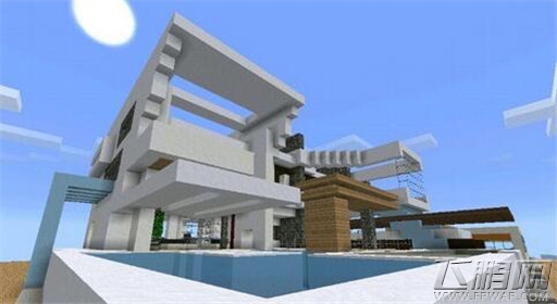 我的世界现代别墅建造过程详解 (11)