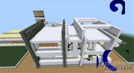 我的世界现代别墅建造过程详解 (14)