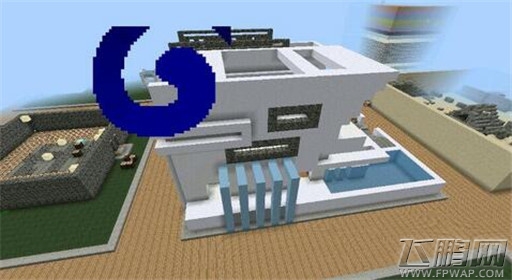 我的世界现代别墅建造过程详解 (15)