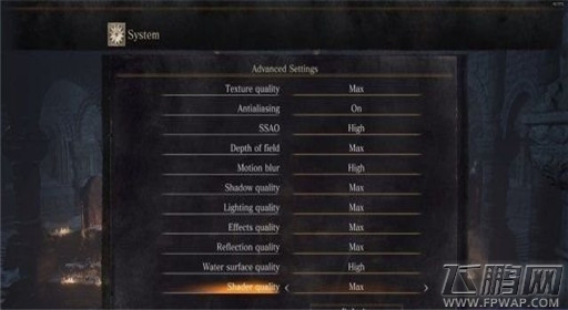 黑暗之魂3画面设置介绍 (1)