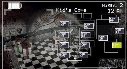 玩具熊的五夜后宫2残狐行进路线 (1)