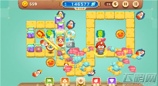 保卫萝卜3糖果赛的玩法分享 (4)