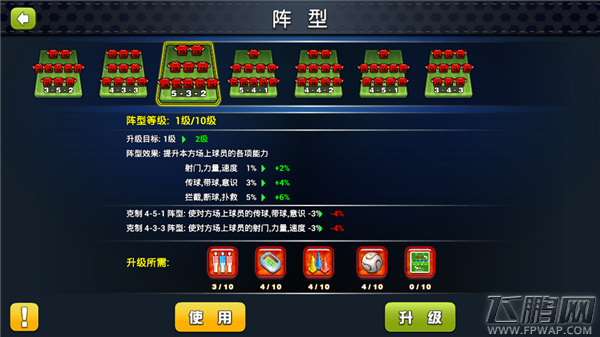 天天世界杯S卡A卡532阵型 全球员组合全数据 (3)