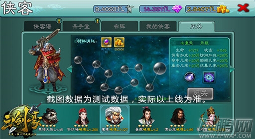三剑豪四类侠客闭关评测 (1)