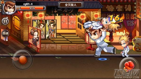 触控布局横版市场  FC正版《热血高校》9月18日测 (2)
