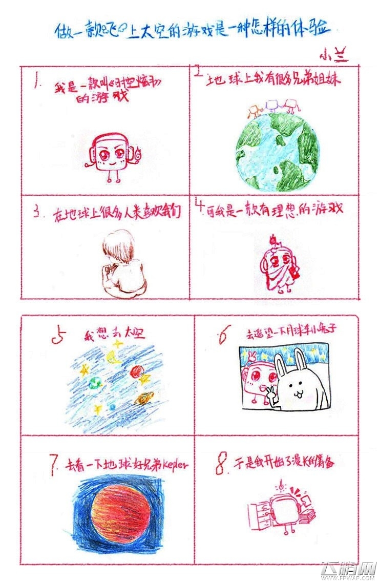 时空炫斗太空历险记 微信娘手绘漫画出炉 (1)