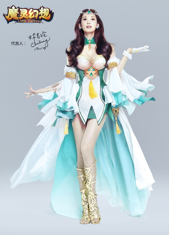 国民女神林志玲千万代言手游《魔灵幻想》打造偶像级3D网游RPG (1)