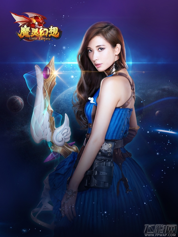林志玲代言《魔灵幻想》魔幻风海报出炉 演绎“魔玲幻想” (3)