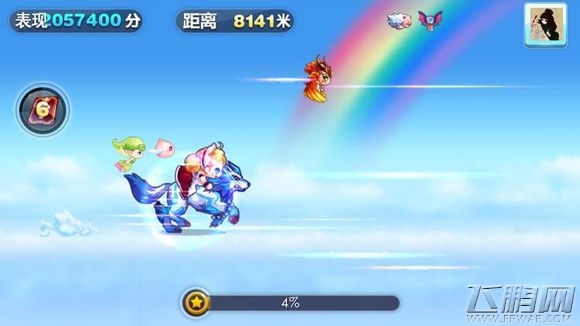 天天酷跑冰锋狼王裸跑 萝莉平民测试实力 (5)
