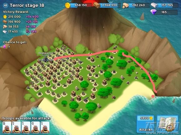 海岛奇兵Boom beach野人流打博士岛 偷本 分析和技巧 (2)