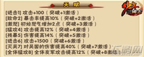 少年三国志武将张辽怎么样 武将张辽属性简析 (1)