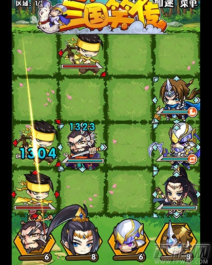 三国笑传过关斩将怎么玩 过关斩将乐进于禁通关攻略 (3)