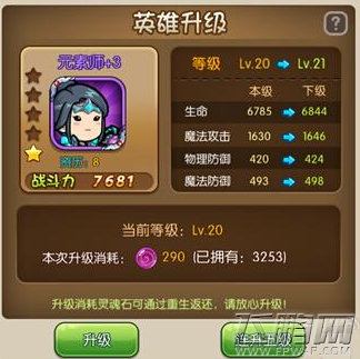 少年魔兽团英雄升级及进阶详情解析 (1)