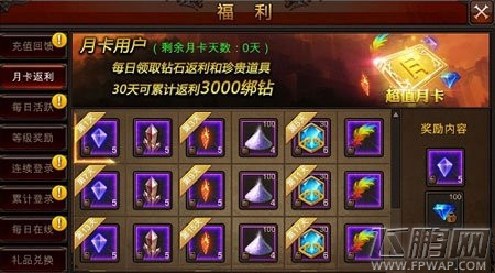 全民奇迹MU超值月卡购买价值分析 洛克神羽才是真关注 (1)