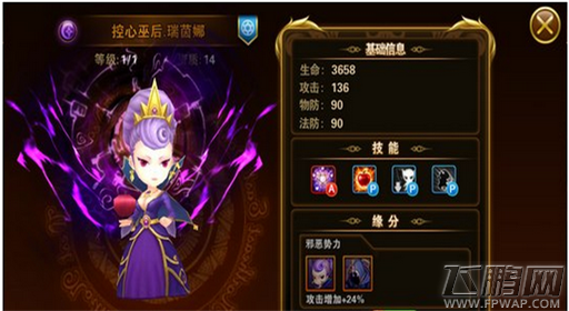 有杀气童话控心巫后瑞茵娜图鉴 技能属性介绍 (1)