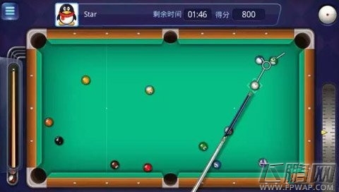 腾讯桌球手游中杆技术如何使用好 中杆技术常见情况使用技巧 (1)