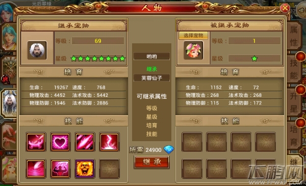 奇缘幻境宠物继承功能剖析 宠物继承需要花费什么 (1)