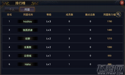 率土之滨手游排行榜系统介绍 纵览天下势力变幻  (3)