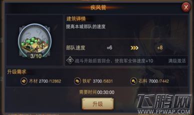 率土之滨辅助战斗类设施有哪些 作用是什么 (1)