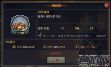 率土之滨辅助战斗类设施有哪些 作用是什么 (4)
