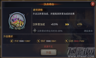 率土之滨辅助战斗类设施有哪些 作用是什么 (8)