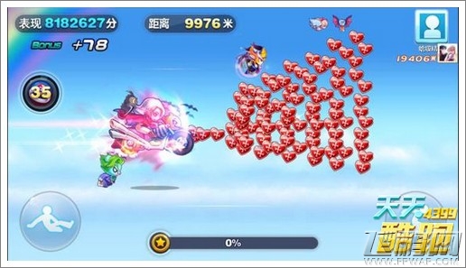 天天酷跑南瓜魔铁万米测试搭配组合分享 (3)