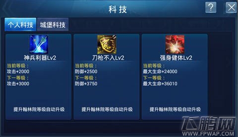 神魔2.0科技系统玩法规则解说 (1)