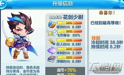 天天酷跑花剑少尉1388钻石购买价值评估 (1)
