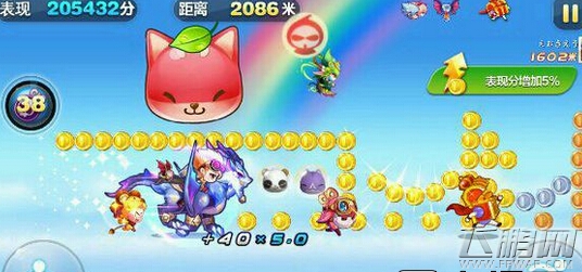 天天酷跑新坐骑龙咚枪属性技能介绍 (1)