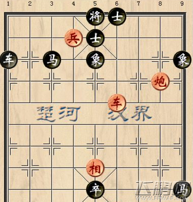 天天象棋卒（兵）杀法小刀剜心 残局基本杀法定式  (1)