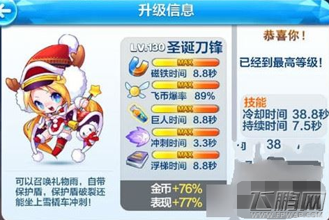 天天酷跑圣诞刀锋全方位评测 (1)