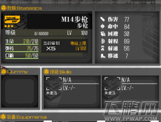少女前线M14满级强化数据详解 (1)