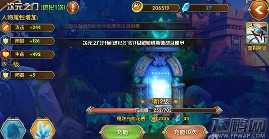 艾尔战记次元之门有什么用 次元之门进化攻略详解 (1)