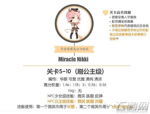 奇迹暖暖安灵镇魂曲5-10公主级高分搭配 (1)