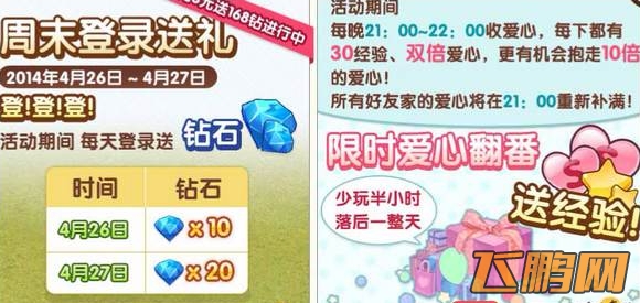 全民小镇周末登录送钻石好礼