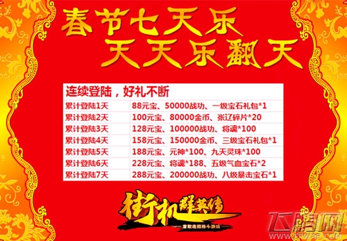 街机群英传春节大狂欢奖 励送不停 (2)