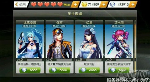 天天飞车保罗满级需要花费介绍 (1)