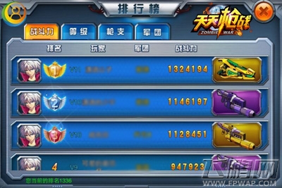 天天枪战战力排名 枪神实战对决 (3)