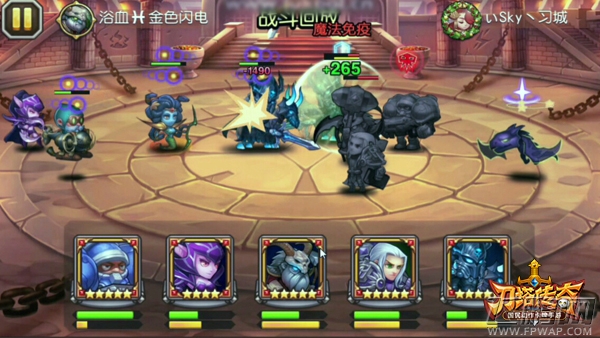 刀塔传奇小浣熊五连杀！诸王争霸TOP5 (1)