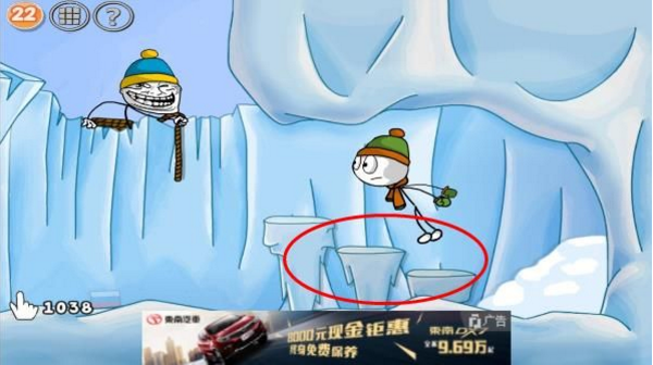 火柴人联盟坑爹大冒险22关怎么过 二十二关通关技巧
