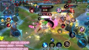 王者荣耀露娜残血一敌五 虎牙直播曹操无解操作豪取五杀