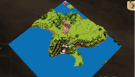 迷你世界桃林地形码分享 桃林种子地图在哪