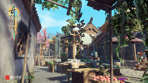 花下重门 《古剑奇谭三》城镇场景鄢陵曝光 (12) 花下重门 《古剑奇谭三》城镇场景鄢陵曝光 (12)