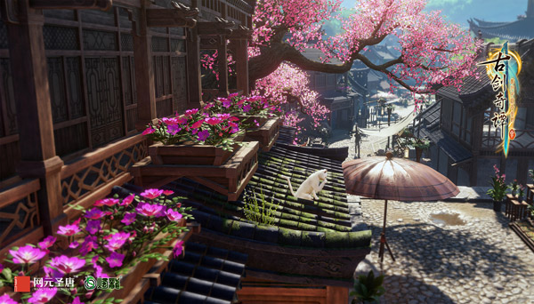 花下重门 《古剑奇谭三》城镇场景鄢陵曝光 (13) 花下重门 《古剑奇谭三》城镇场景鄢陵曝光 (13)