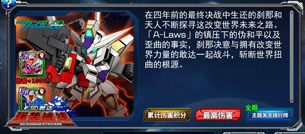 未来之力《SD敢达强袭战线》主题上线