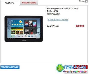 Galaxy Tab 2 10.1价格流出 8GB WiFi版只售约$3120 (1)