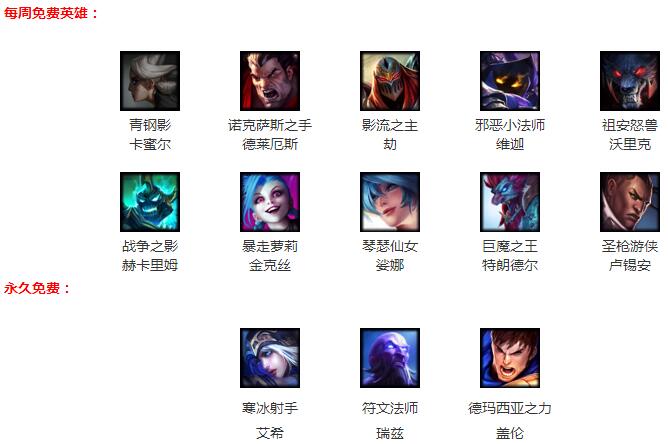 LOL锤石周免下榜 5月12日周免英雄更新 死兆星预热结束