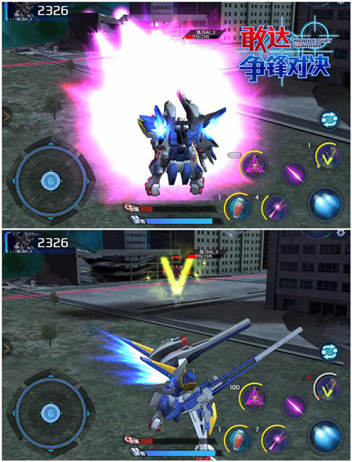 胜利的光之翼 《敢达争锋对决》V2突击暴风敢达登场 (4)