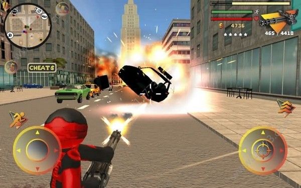 火柴人绳索英雄传2破解版(Stickman Rope Hero 2)
